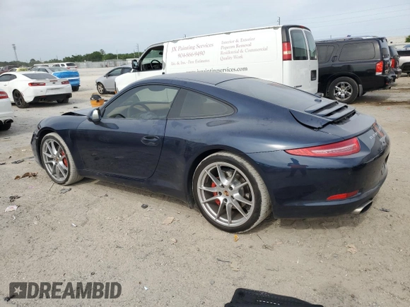 2014 Porsche 911 Carrera with VIN WP0AA2A99ES106694, listed as a Copart auction lot 53679415 with 36,039 mi miles and Salvage Title. Bid and sale history available at carsss.com. Image 2.