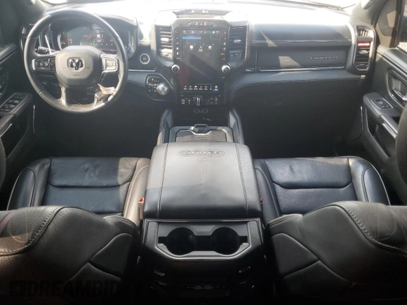 2023 Ram 1500 Limited with VIN 1C6SRFHTXPN528522, listed as a Copart auction lot 59008225 with 27,293 mi miles and Salvage title. Bid and sale history available at DreamBid. Image 8.