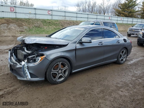 2014 Mercedes-Benz CLA-Class CLA 250 with VIN WDDSJ4EB1EN054897, listed as a Copart auction lot 53909065 with 148,154 mi miles and Clean Title. Bid and sale history available at carsss.com. Image 1.