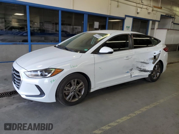2018 Hyundai Elantra SEL with VIN 5NPD84LFXJH248617, listed as a Copart auction lot 54352805 with 117,045 mi miles and Salvage Title. Bid and sale history available at DreamBid. Image 1.