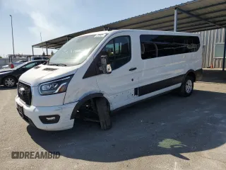 2023 Ford Transit Passenger XL with VIN 1FBAX2YG3PKB27289, listed as a Copart auction lot 55543144 with 8,630 mi miles and Salvage Title. Bid and sale history available at DreamBid. Image 1.