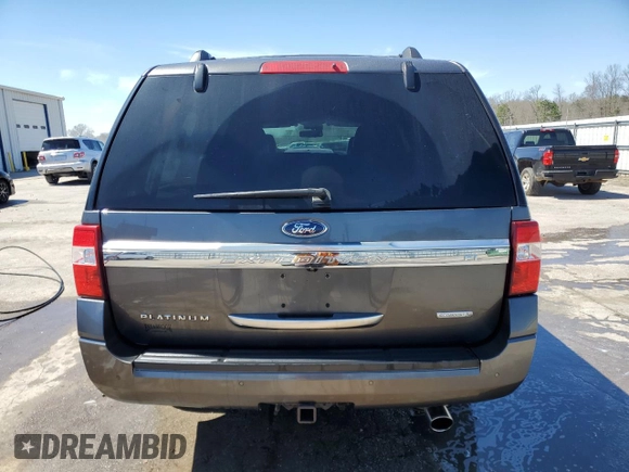 2015 Ford Expedition EL Platinum with VIN 1FMJK1LTXFEF24757, listed as a Copart auction lot 49492355 with 214,640 mi miles and Salvage Title. Bid and sale history available at carsss.com. Image 6.