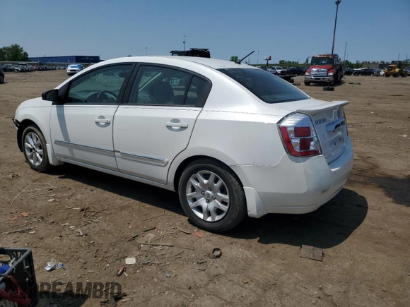 2012 Nissan Sentra SR with VIN 3N1AB6AP7CL742550, listed as a Copart auction lot 59290745 with 85,470 mi miles and Salvage title. Bid and sale history available at DreamBid. Image 2.