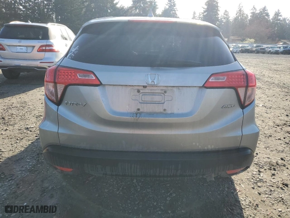 2017 Honda HR-V LX with VIN 3CZRU6H39HM700700, listed as a Copart auction lot 51486785 with 0 mi miles and Salvage Title. Bid and sale history available at carsss.com. Image 6.