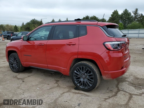 2022 Jeep Compass High Altitude с VIN 3C4NJDCB9NT136404, выставлен на аукционе Copart как лот 55447255 с пробегом 54 607 миль миль и Списание • Salvage title. История ставок и продаж доступна на DreamBid. Изображение 2.