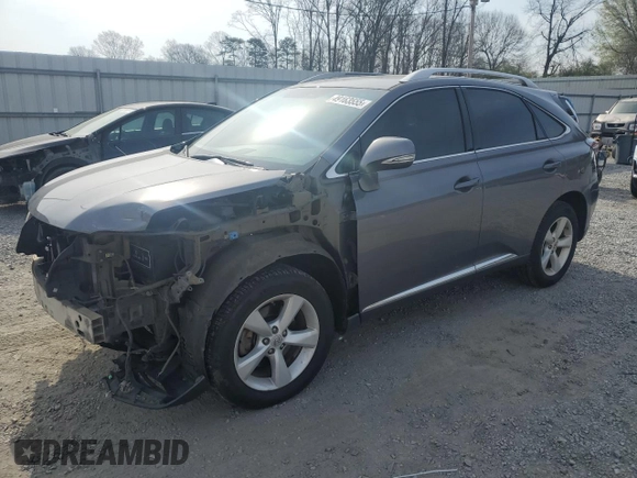 2012 Lexus RX 350 with VIN 2T2BK1BA1CC127313, listed as a Copart auction lot 49163555 with 207,408 mi miles and Salvage Title. Bid and sale history available at carsss.com. Image 1.