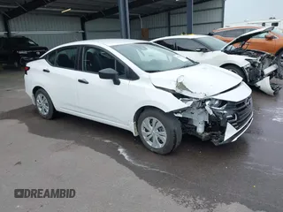 2024 Nissan Versa S with VIN 3N1CN8DV5RL922947, listed as a IAAI auction lot 42394670 with 14,188 mi miles and . Bid and sale history available at DreamBid. Image 1.