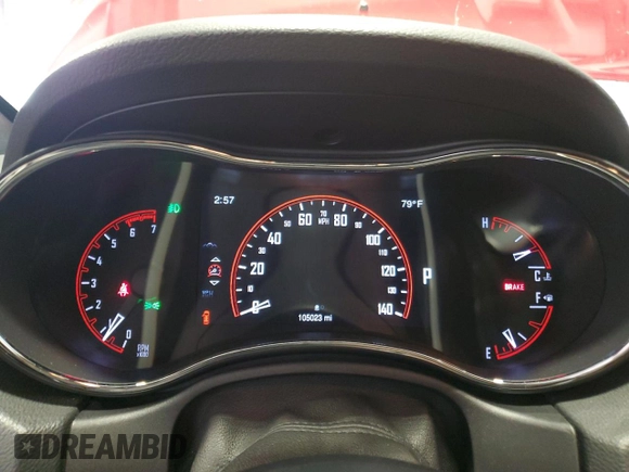 2015 Dodge Durango R/T z VIN 1C4SDJCT3FC908314, wystawiony jako Copart lot #60619515 z przebiegiem 105 023 mil mil oraz Szkoda całkowita • Salvage title. Historia ofert i sprzedaży dostępna na DreamBid. Obrazek 9.