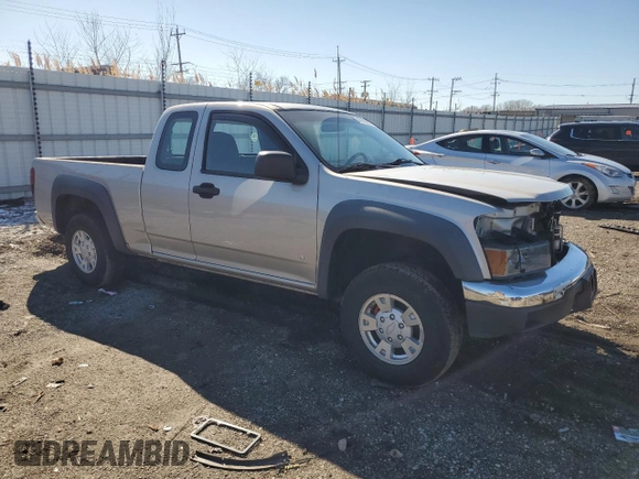 2007 Chevrolet Colorado 1LT with VIN 1GCDS19E178240038, listed as a Copart auction lot 48142505 with 135,989 mi miles and Salvage Title. Bid and sale history available at DreamBid. Image 4.