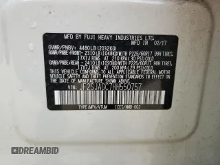 2017 Subaru Forester Premium with VIN JF2SJAGC7HH550757, listed as a Copart auction lot 53709095 with 140,689 mi miles and Salvage Title. Bid and sale history available at carsss.com. Image 14.