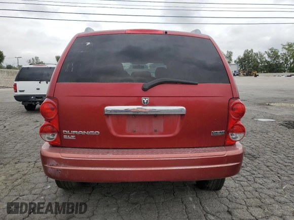 2006 Dodge Durango SLT with VIN 1D4HD482X6F102225, listed as a Copart auction lot 55707565 with 139,924 mi miles and Clean Title. Bid and sale history available at DreamBid. Image 6.