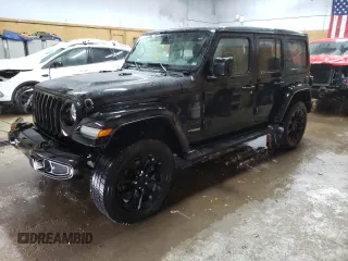 2021 Jeep Wrangler Unlimited Sahara с VIN 1C4HJXEG7MW553214, выставлен на аукционе Copart как лот 87173054 с пробегом 61 863 миль миль и Чистый • Clean title. История ставок и продаж доступна на DreamBid. Изображение 1.