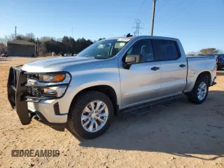 2021 Chevrolet Silverado 1500 Custom with VIN 1GCPYBEK8MZ119462, listed as a Copart auction lot 41653815 with 62,724 mi miles and Salvage Title. Bid and sale history available at DreamBid. Image 1.