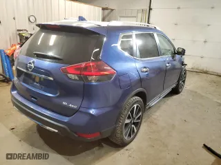 2018 Nissan Rogue SV with VIN JN8AT2MV6JW327602, listed as a Copart auction lot 87596975 with 69,740 mi miles and Salvage Title. Bid and sale history available at carsss.com. Image 3.