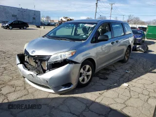 2013 Toyota Sienna L with VIN 5TDZK3DCXDS376215, listed as a Copart auction lot 49269855 with 215,558 mi miles and Clean Title. Bid and sale history available at carsss.com. Image 1.
