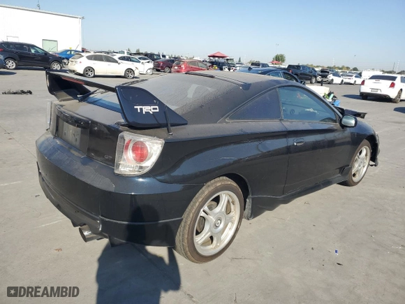 2001 Toyota Celica GT with VIN JTDDR32T410106050, listed as a Copart auction lot 73590544 with 190,694 mi miles and Salvage Title. Bid and sale history available at carsss.com. Image 3.
