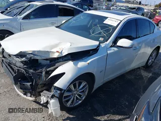 2017 Infiniti Q50 3.0t Premium with VIN JN1EV7APXHM742506, listed as a IAAI auction lot 41442763 with 73,348 mi miles. Bid and sale history available at carsss.com. Image 2.
