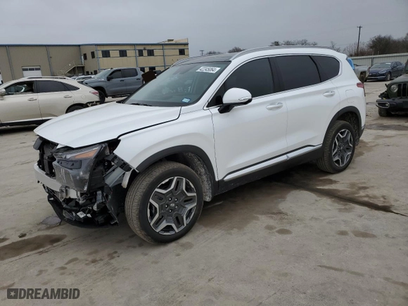 2023 Hyundai Santa Fe Hybrid Limited with VIN 5NMS5DA16PH015606, listed as a Copart auction lot 42245064 with 1,711 mi miles. Bid and sale history available at carsss.com. Image 1.