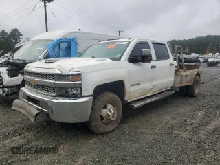 2019 Chevrolet Silverado 3500HD Work Truck with VIN 1GC4KVCY9KF196644, listed as a Copart auction lot 84682364 with 0 mi miles and Non Repairable. Bid and sale history available at carsss.com. Image 1.