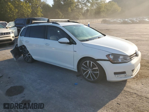 2015 Volkswagen Golf SportWagen TSI SE with VIN 3VWC17AU7FM507341, listed as a Copart auction lot 71239944 with 118,119 mi miles and Salvage Title. Bid and sale history available at carsss.com. Image 4.