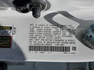 2020 Honda CR-V EX with VIN 2HKRW2H57LH690015, listed as a Copart auction lot 62112605 with 78,684 mi miles and Salvage title. Bid and sale history available at DreamBid. Image 14.