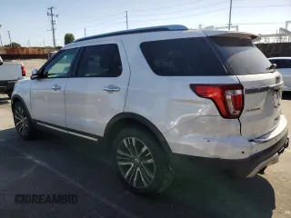 2016 Ford Explorer Platinum with VIN 1FM5K8HT5GGB95331, listed as a Copart auction lot 57315175 with 80,735 mi miles and Salvage title. Bid and sale history available at DreamBid. Image 2.