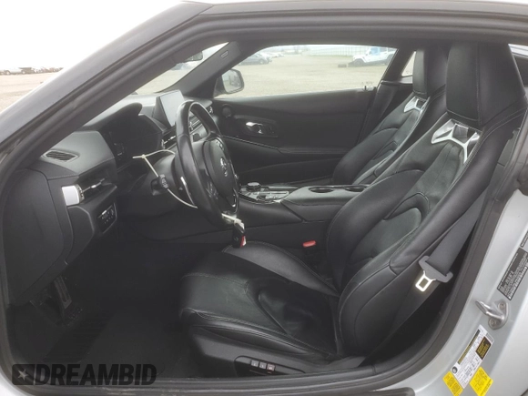 2020 Toyota Supra 3.0 with VIN WZ1DB4C0XLW030009, listed as a Copart auction lot 47809555 with 63,465 mi miles and Salvage title. Bid and sale history available at DreamBid. Image 7.