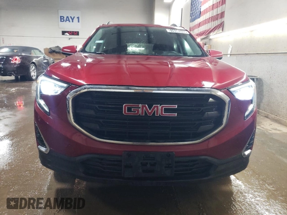 2020 GMC Terrain SLE with VIN 3GKALTEV7LL122237, listed as a Copart auction lot 51636345 with 69,441 mi miles and Clean Title. Bid and sale history available at DreamBid. Image 5.