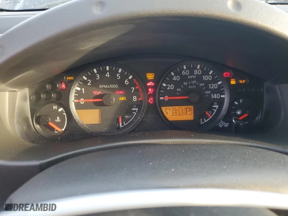 2010 Nissan Xterra Off Road with VIN 5N1AN0NWXAC506918, listed as a Copart auction lot 48972555 with 243,625 mi miles and Clean Title. Bid and sale history available at carsss.com. Image 9.