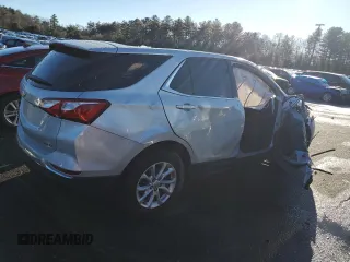 2019 Chevrolet Equinox LT with VIN 2GNAXUEV8K6271563, listed as a Copart auction lot 85130284 with Not Provided miles and Non Repairable. Bid and sale history available at carsss.com. Image 3.