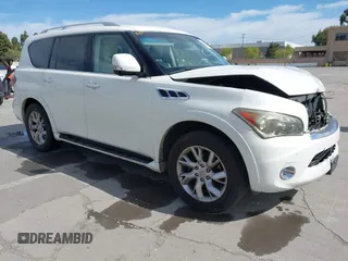 2012 Infiniti QX56 7-passenger z VIN JN8AZ2NE5C9022039, wystawiony jako IAAI lot #41993402 z przebiegiem 126 667 mil mil oraz . Historia ofert i sprzedaży dostępna na DreamBid. Obrazek 1.