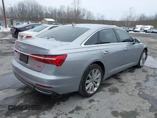2019 Audi A6 Premium Plus with VIN WAUE8AF23KN119855, listed as a IAAI auction lot 41552717 with 43,677 mi miles. Bid and sale history available at carsss.com. Image 4.