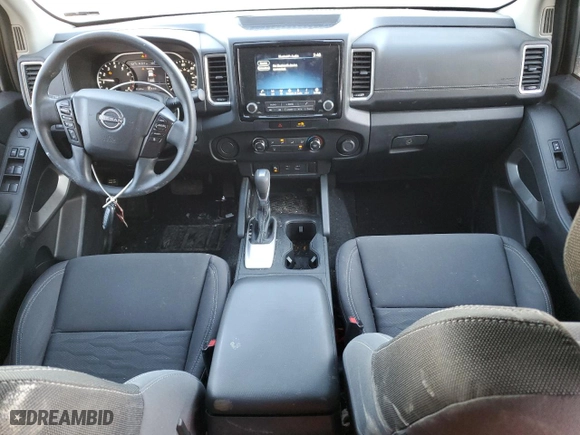 2022 Nissan Frontier S with VIN 1N6ED1EJ9NN675113, listed as a Copart auction lot 42306165 with 91,539 mi miles and Salvage Title. Bid and sale history available at carsss.com. Image 8.