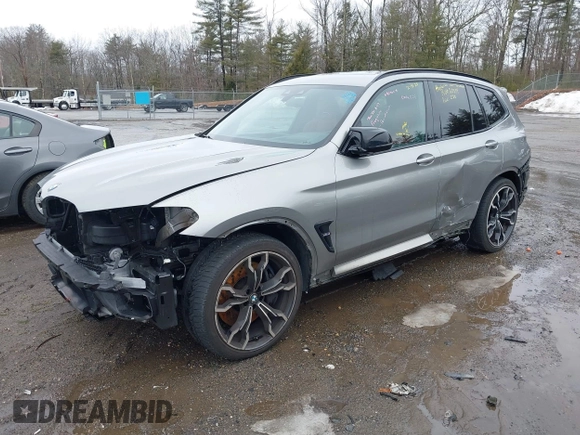 2020 BMW X3 M z VIN 5YMTS0C02L9B29984, wystawiony jako IAAI lot #41655102 z przebiegiem 38 878 mil mil oraz . Historia ofert i sprzedaży dostępna na DreamBid. Obrazek 2.