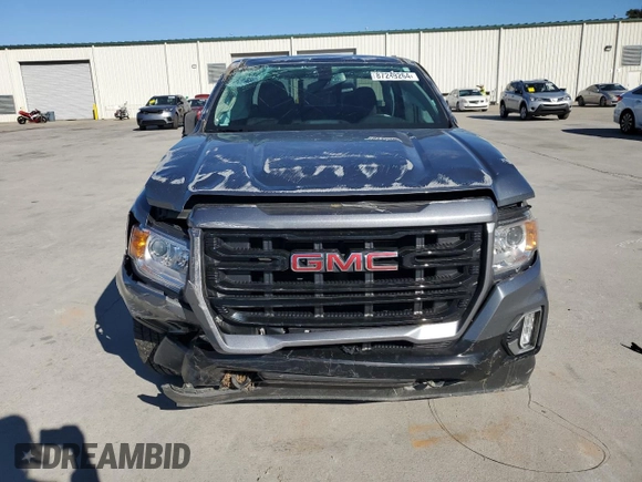 2022 GMC Canyon 2WD Elevation with VIN 1GTH5CEN8N1249223, listed as a Copart auction lot 87249264 with 50,692 mi miles and Salvage Title. Bid and sale history available at carsss.com. Image 5.