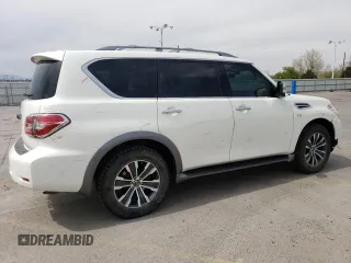 2017 Nissan Armada SV z VIN JN8AY2NC3H9504002, wystawiony jako Copart lot #54326965 z przebiegiem 86 469 mil mil oraz Szkoda całkowita • Salvage title. Historia ofert i sprzedaży dostępna na DreamBid. Obrazek 3.