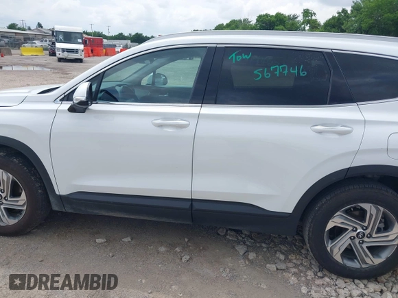 2023 Hyundai Santa Fe SEL with VIN 5NMS24AJ8PH567746, listed as a IAAI auction lot 42140498 with 41,044 mi miles. Bid and sale history available at carsss.com. Image 14.