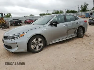 2017 Kia Optima Hybrid EX with VIN KNAGU4LE6H5012117, listed as a Copart auction lot 50840064 with 93,135 mi miles and Salvage Title. Bid and sale history available at carsss.com. Image 1.