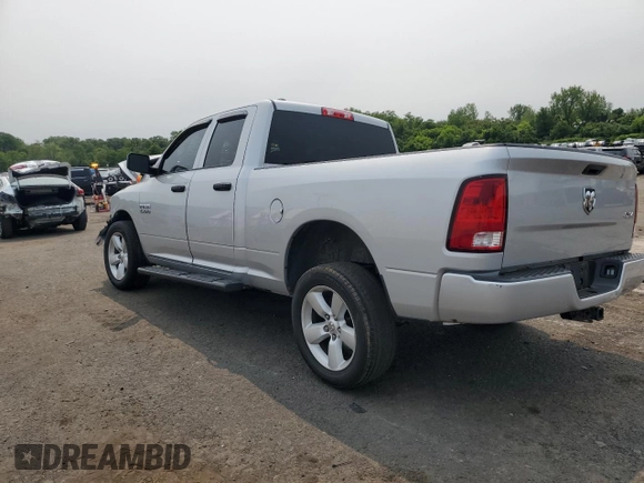 2018 Ram 1500 Express with VIN 1C6RR7FG1JS191242, listed as a Copart auction lot 58970085 with 126,427 mi miles and Salvage title. Bid and sale history available at DreamBid. Image 2.