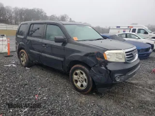 2014 Honda Pilot LX with VIN 5FNYF4H22EB025456, listed as a Copart auction lot 45200015 with 257,478 mi miles and Clean Title. Bid and sale history available at carsss.com. Image 4.