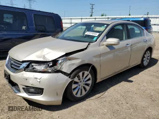 2015 Honda Accord EX-L с VIN 1HGCR2F87FA073821, выставлен на аукционе Copart как лот 61974045 с пробегом 109 176 миль миль и Списание • Salvage title. История ставок и продаж доступна на DreamBid. Изображение 1.