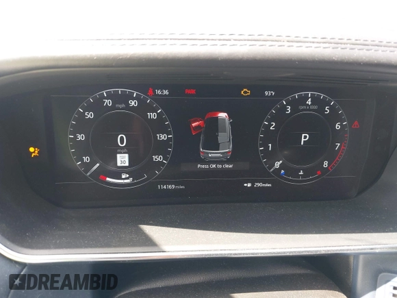 2019 Land Rover Range Rover Sport HSE Dynamic z VIN SALWV2SV8KA416366, wystawiony jako IAAI lot #42572131 z przebiegiem 114 169 mil mil oraz . Historia ofert i sprzedaży dostępna na DreamBid. Obrazek 7.