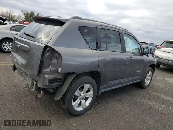 2015 Jeep Compass Sport with VIN 1C4NJCBB6FD373256, listed as a Copart auction lot 43648085 with 112,645 mi miles and Salvage Title. Bid and sale history available at carsss.com. Image 3.