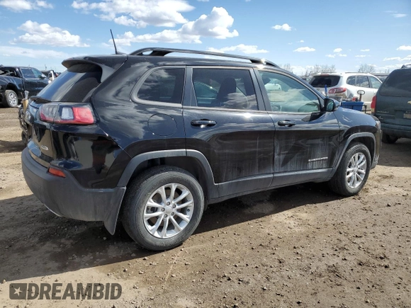 2022 Jeep Cherokee X with VIN 1C4PJMCX5ND552329, listed as a Copart auction lot 52359655 with 45,348 mi miles and Salvage title. Bid and sale history available at DreamBid. Image 3.