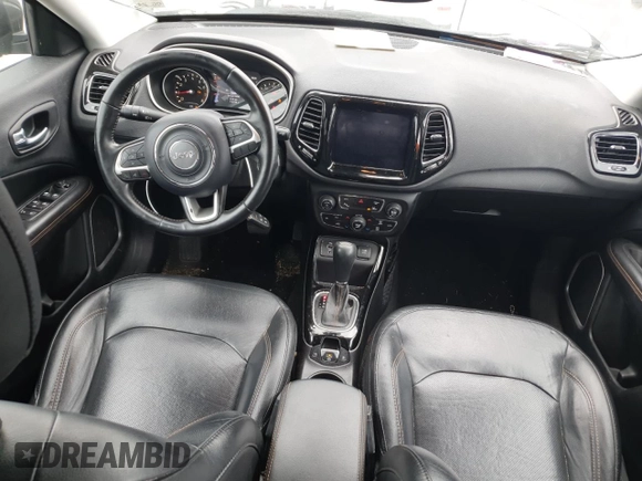 2018 Jeep Compass Limited with VIN 3C4NJCCB9JT406574, listed as a Copart auction lot 51063875 with 110,779 mi miles and Salvage Title. Bid and sale history available at carsss.com. Image 8.