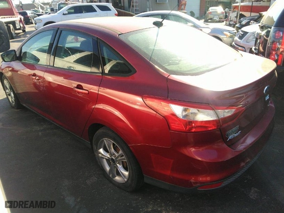 2014 Ford Focus SE with VIN 1FADP3F25EL298645, listed as a IAAI auction lot 41721531 with NaN miles. Bid and sale history available at carsss.com. Image 3.