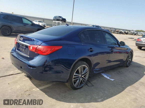 2017 Infiniti Q50 Premium with VIN JN1EV7AR5HM835841, listed as a Copart auction lot 78888994 with Not provided miles and Salvage title. Bid and sale history available at DreamBid. Image 3.