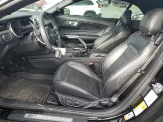 2021 Ford Mustang GT Premium with VIN 1FATP8FF7M5139740, listed as a Copart auction lot 84479174 with 27,358 mi miles and Salvage title. Bid and sale history available at DreamBid. Image 7.