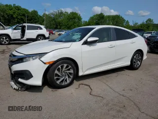 2017 Honda Civic EX z VIN 2HGFC2F75HH572966, wystawiony jako Copart lot #59135545 z przebiegiem Nie podano mil oraz Szkoda całkowita • Salvage title. Historia ofert i sprzedaży dostępna na DreamBid. Obrazek 1.