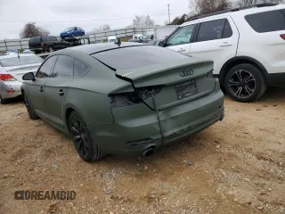 2018 Audi A5 Sportback Premium Plus with VIN WAUBNCF50JA097319, listed as a Copart auction lot 36797884 with 51,749 mi miles. Bid and sale history available at carsss.com. Image 2.